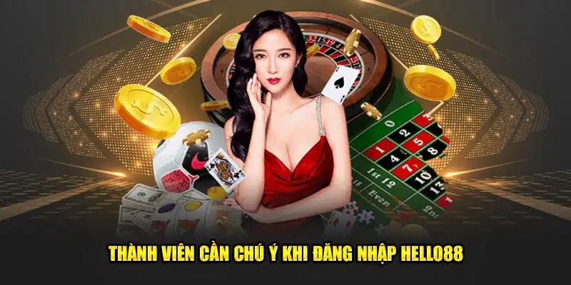 Thành viên cần chú ý khi đăng nhập vào nhà cái